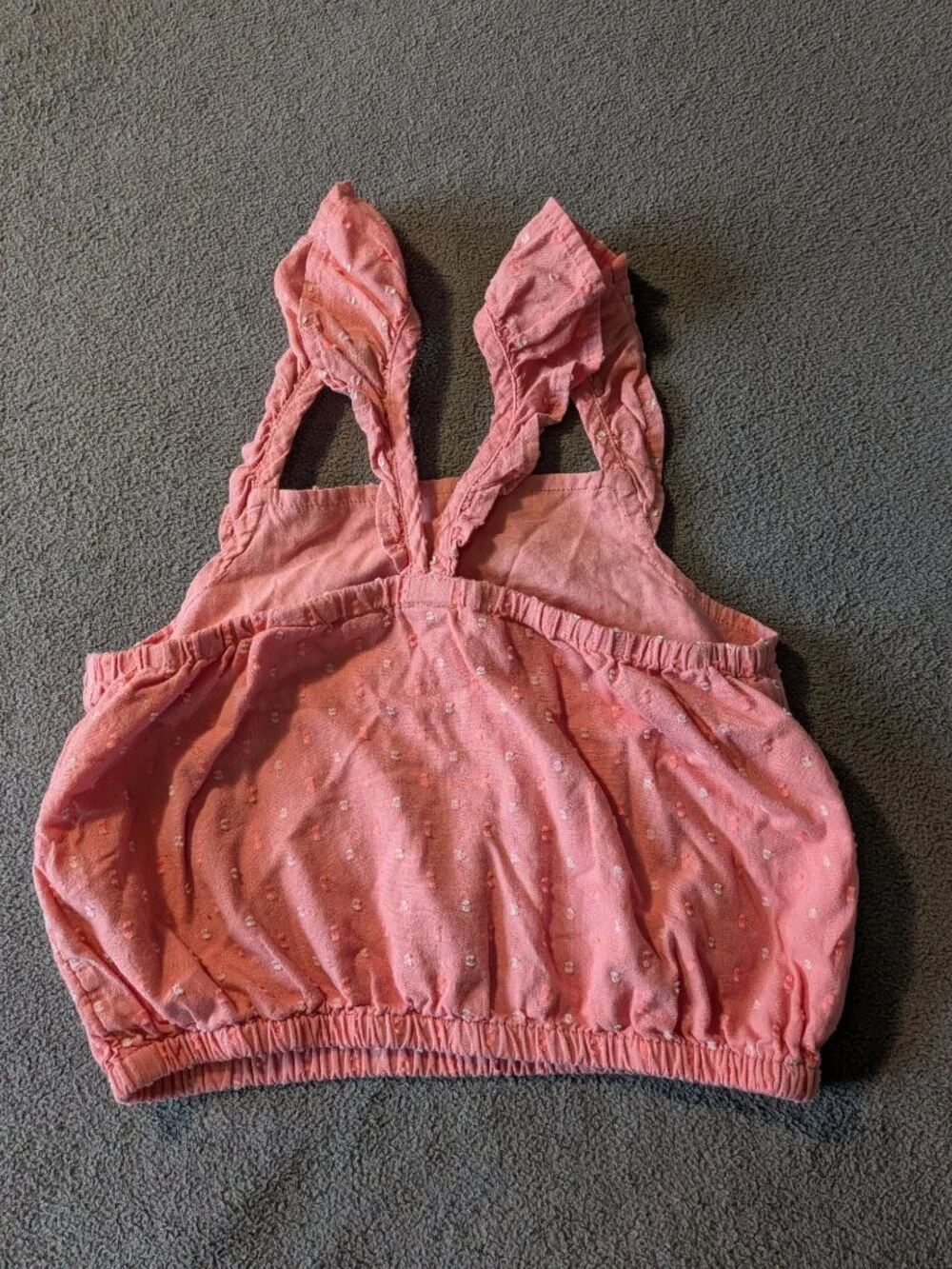 Gap Kids Girls Bundle 2pc Lilac Logo Top Size 5 Pink Ruffle Top Size S
